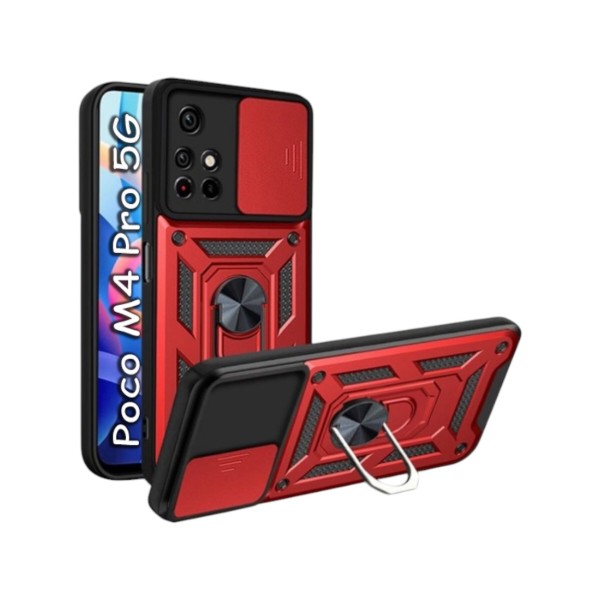 Фото - Чохол для смартфону BeCover Military for Xiaomi Poco M4 Pro 5G Red (707122)