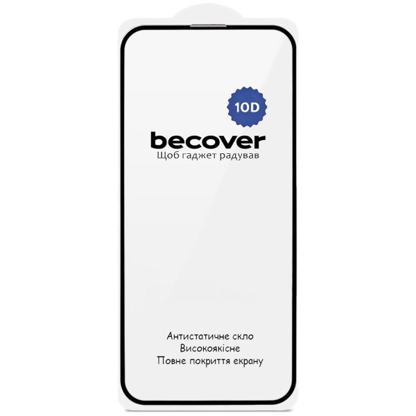 Фото - Защитное стекло для смартфона BeCover for Apple iPhone 17e 10D Black (715142)