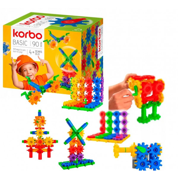 Фото - Пластиковый конструктор Korbo Basic Basic 90 деталей (65908)