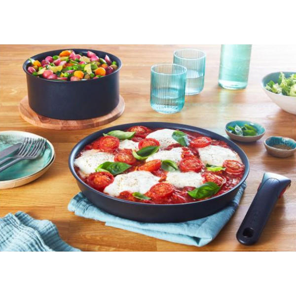 Фото - Набор посуды со съемной ручкой Tefal L7629242 Ingenio Daily Chef 8 пр