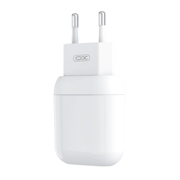 Фото - Сетевое зарядное устройство XO 2.4A/2USB + lightning White (L78-L-WH)