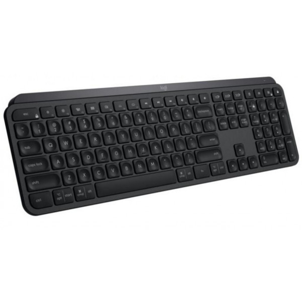 Фото - Клавіатура бездротова Logitech MX Keys Advanced Wireless Illuminated Graphite (920-009417)