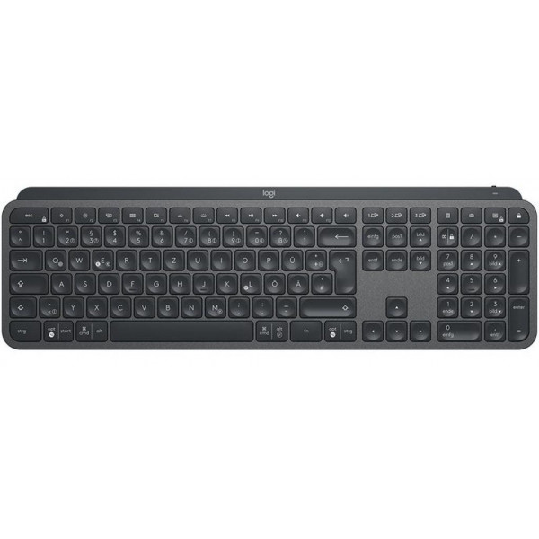 Фото - Клавіатура бездротова Logitech MX Keys Advanced Wireless Illuminated Graphite (920-009417)
