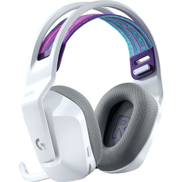 Фото - Гарнітура бездротова ігрова Logitech G733 Lightspeed White (981-000883)