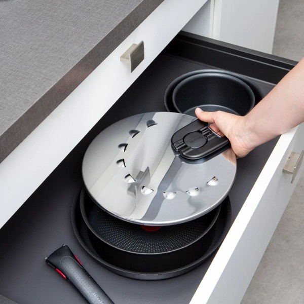 Фото - Уценка - Крышка для посуды со съемной ручкой Tefal L9829853 Ingenio от 20 до 28 см