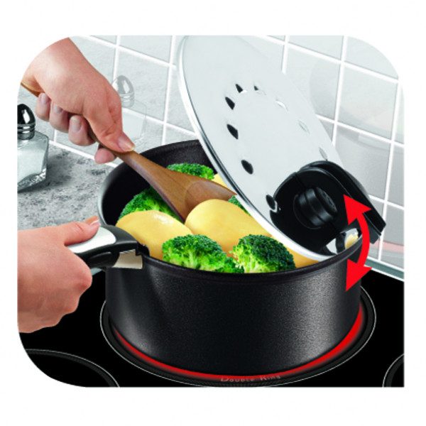 Фото - Кришка для посуду зі знімною ручкою Tefal L9939822 Ingenio від 20 до 28 см