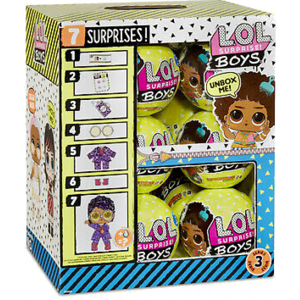 Фото - Кукла-сюрприз набор L.O.L. Surprise! S3 - Мальчики (в ассорт., в дисплее) (569350)