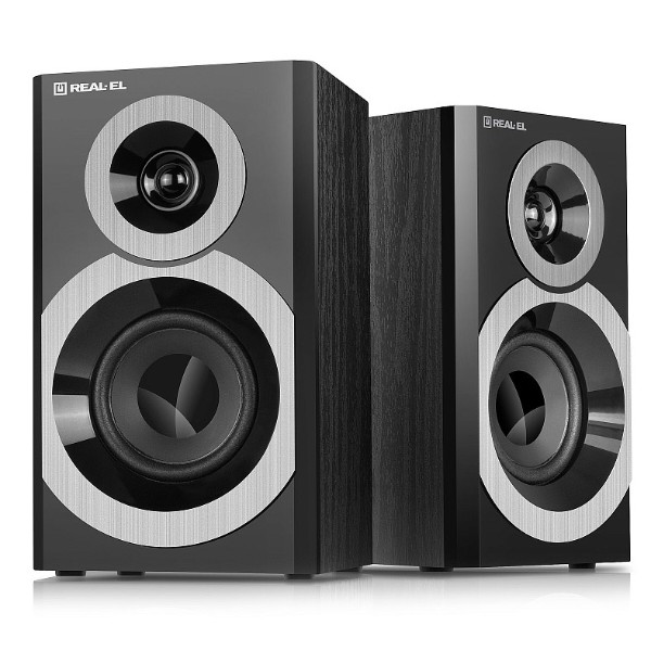 Фото - Компьютерная акустика компактная 2.0 REAL-EL S-245 Black (EL121200015)