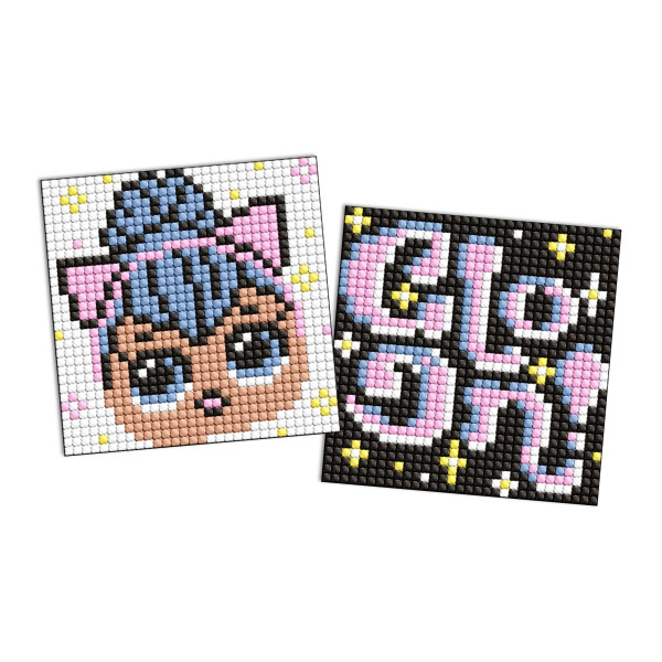 Фото - Набір для виготовлення декору Ideyka LOL Surprise! LOL і зірковий напис  9x9 см (AMG1115)