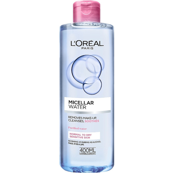 Фото - Міцелярна вода L'Oreal для сухої і чутливої шкіри 400 мл (3600523329847) Фото - Міцелярна вода L'Oreal для сухої і чутливої шкіри 400 мл (3600523329847)