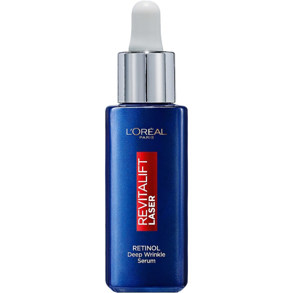 Фото - Сироватка для обличчя L'Oreal Revitalift Laser нічна сироватка з ретинолом проти глибоких зморшок 30 мл (3600524229115)