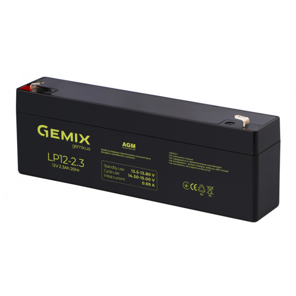 Фото - Акумулятор для ДБЖ Gemix LP12-2.3