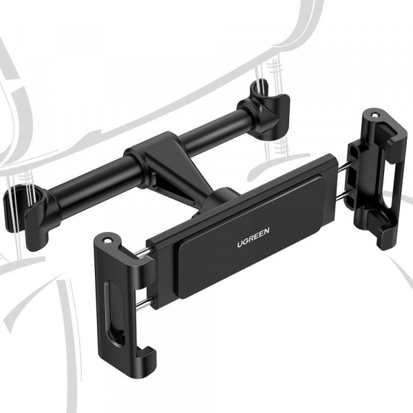 Фото - Тримач для мобільного пристрою UGREEN LP160 Car Headrest Mount Holder Black (60108)