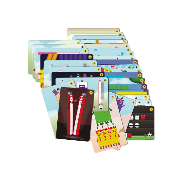 Фото - Настільна гра (3-4 роки) Learning Resources серії Numberblocks – Вчимося рахувати від 11 до 20 Mathlink® (LSP0950-UK)