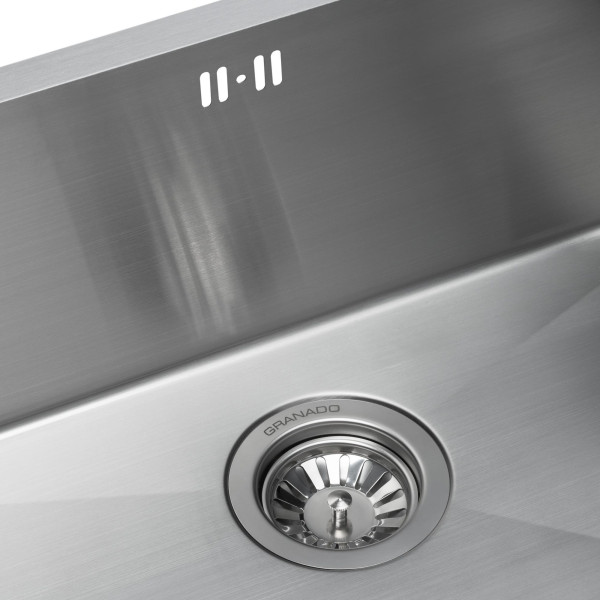 Фото - Мийка кухонна GRANADO Under top L STEEL S304