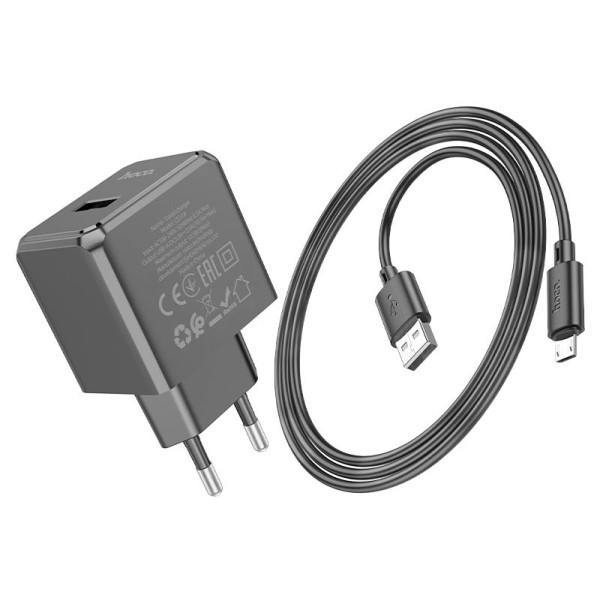 Фото - Мережевий зарядний пристрій HOCO CS11A 10.5W Black (6942007603584)