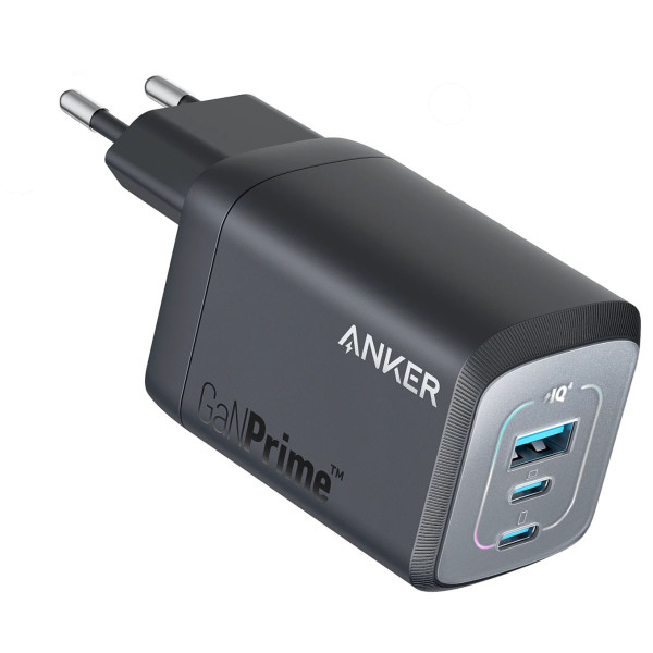 Фото - Мережевий зарядний пристрій Anker GaNPrime Charger 67W 2xUSB-C PD&1xUSB-A Black (A2669313) Фото - Мережевий зарядний пристрій Anker GaNPrime Charger 67W 2xUSB-C PD&1xUSB-A Black (A2669313)