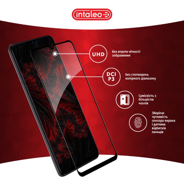 Фото - Защитное стекло для смартфона Intaleo Full Glue for ZTE Blade V40 Vita Black (1283126545696)