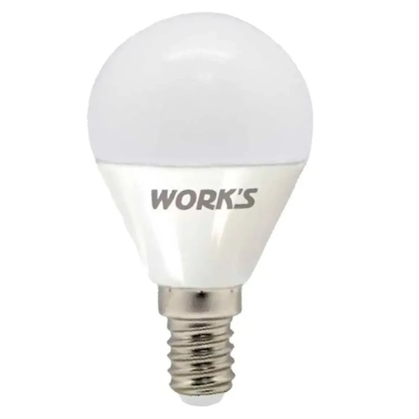 Фото - Лампочка светодиодная Works Long-Life 2.0 G45-7W-65K-E14