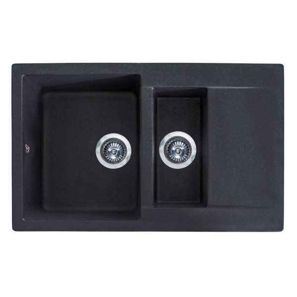 Фото - Мийка кухонна Miraggio LAPAS Black Shine