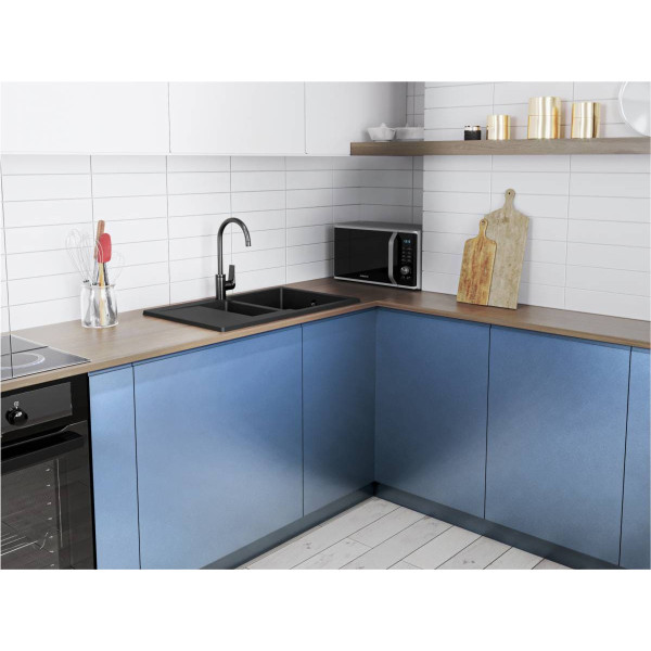 Фото - Мийка кухонна Miraggio LAPAS Black Shine