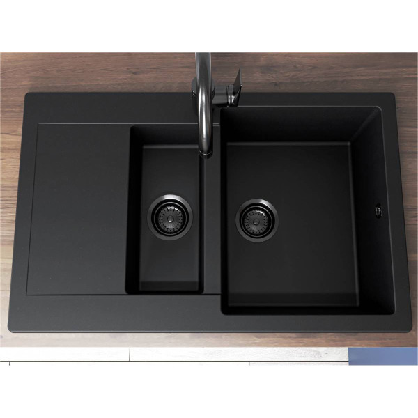 Фото - Мийка кухонна Miraggio LAPAS Black Shine