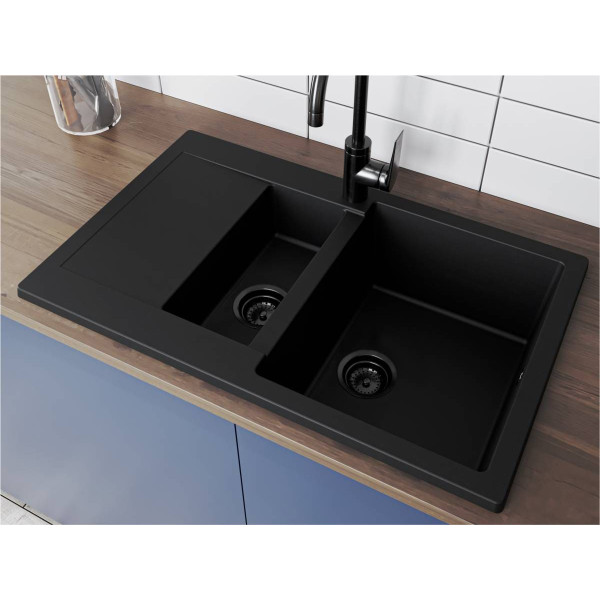 Фото - Мийка кухонна Miraggio LAPAS Black Shine