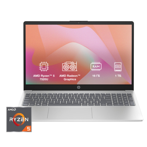 Фото - Ноутбук HP 15-fc0057ua (D16DSEA) Silver