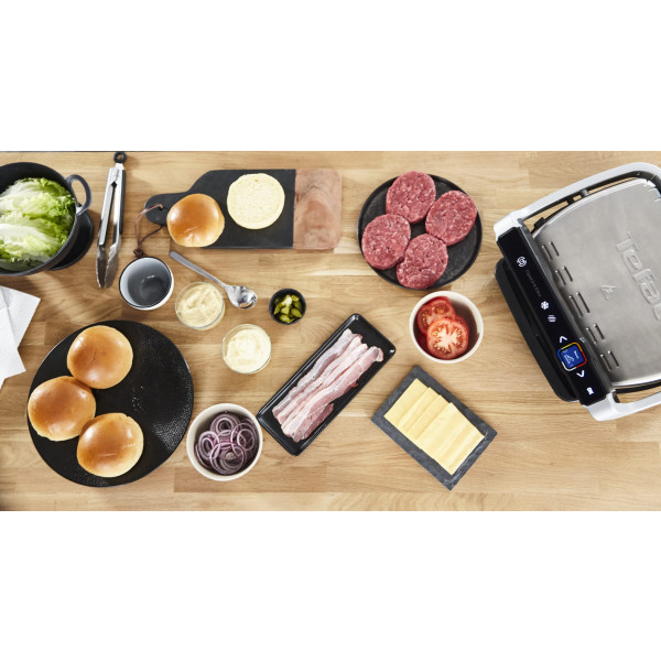 Фото - Гриль-барбекю електричний Tefal GC750D30 OptiGrill Elite
