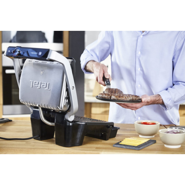 Фото - Гриль-барбекю електричний Tefal GC750D30 OptiGrill Elite