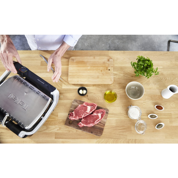 Фото - Гриль-барбекю електричний Tefal GC750D30 OptiGrill Elite