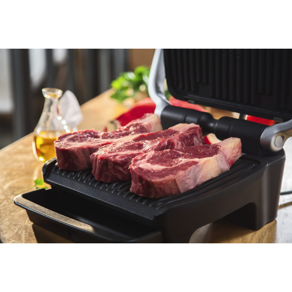 Фото - Гриль-барбекю електричний Tefal GC750D30 OptiGrill Elite