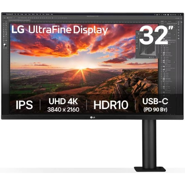 Фото - Монитор LG 32UN880K-B