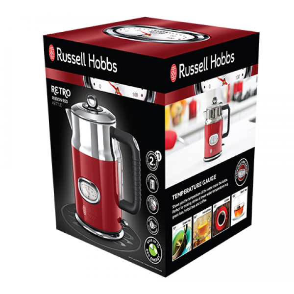 Фото - Электрический чайник Russell Hobbs 21670-70 Retro Red