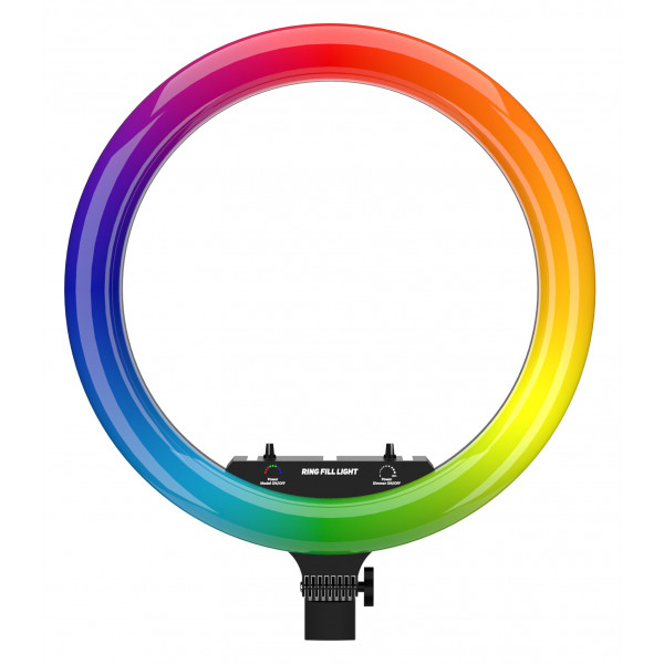Фото - Набір для блогера Lovely Stream Кільцева LED лампа 18" c пультом управління і штативом (31456/31545)