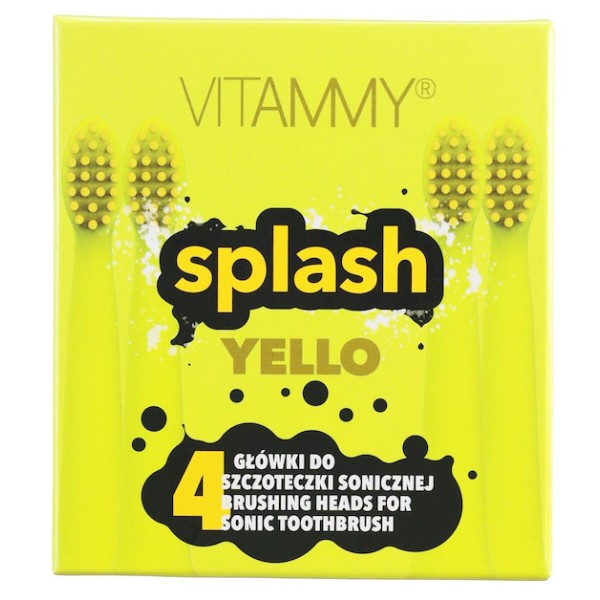 Фото - Насадка для зубної щітки Vitammy Splash Yellow (TH1811-4 yellow)