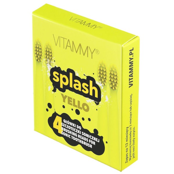Фото - Насадка для зубної щітки Vitammy Splash Yellow (TH1811-4 yellow)