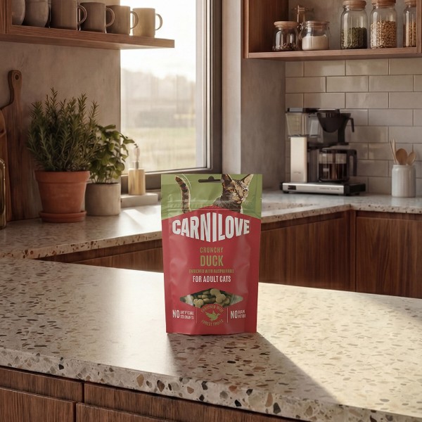 Фото - Ласощі для котів Carnilove Crunchy Snack Salmon with Catnip хрусткі лосось і котяча м'ята 50 г (8595602582525)