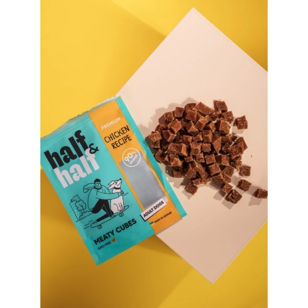 Фото - Лакомство для собак Half&Half с курицей 100 г (4823082431793)