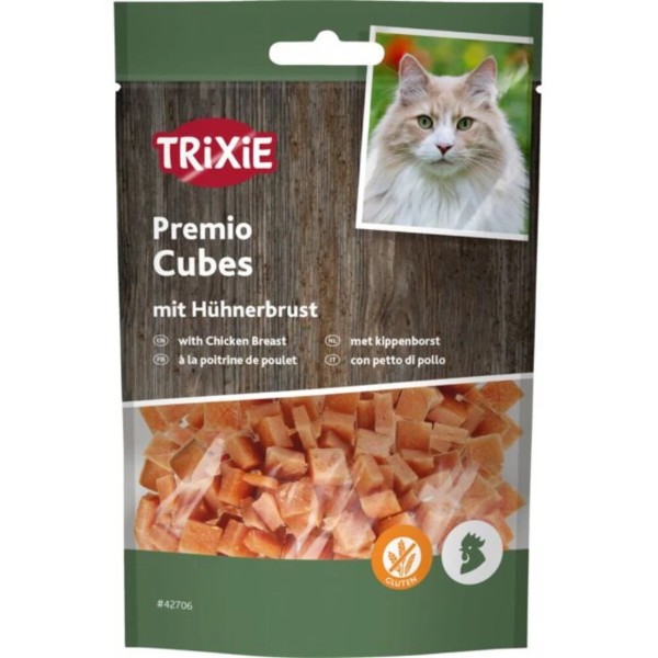 Фото - Лакомство для собак Trixie Premio Chicken Cubes 50 г (4011905427065)