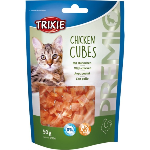Фото - Лакомство для собак Trixie Premio Chicken Cubes 50 г (4011905427065)