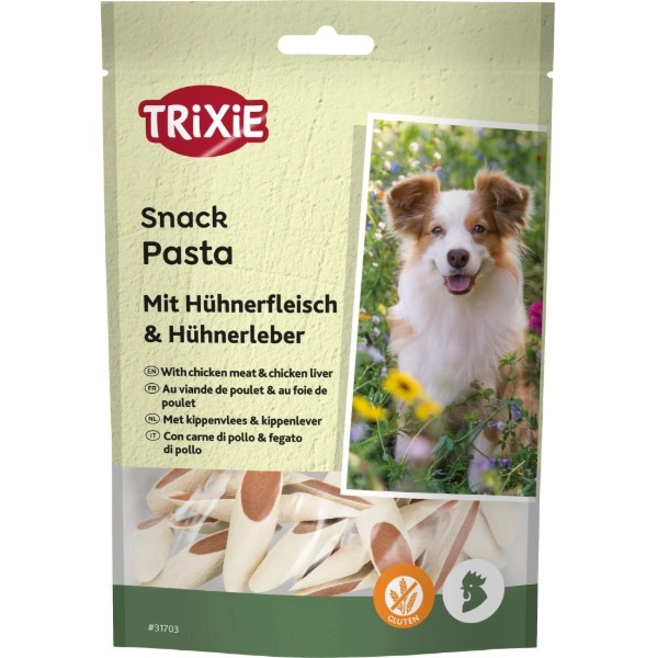 Фото - Ласощі для собак Trixie Ласощі Trixie Snack Pasta with Chicken & Chicken Liver для собак з куркою, курячою печінкою 100 г