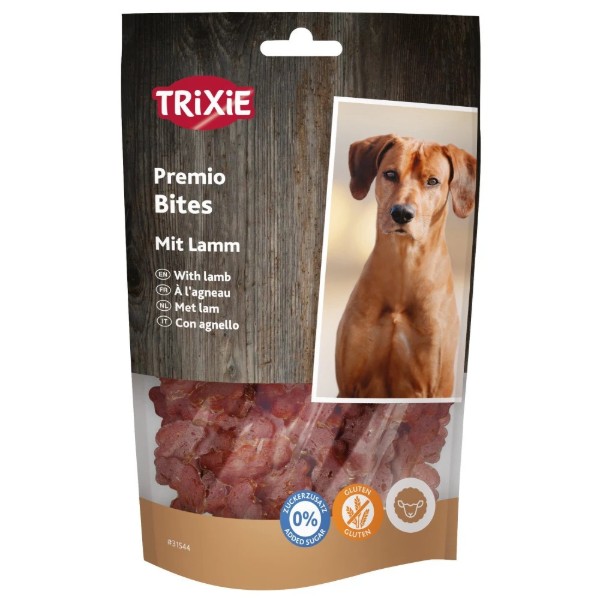 Фото - Ласощі для собак Trixie Premio Lamb Bites снеки з ягням 100 г (4011905315447)