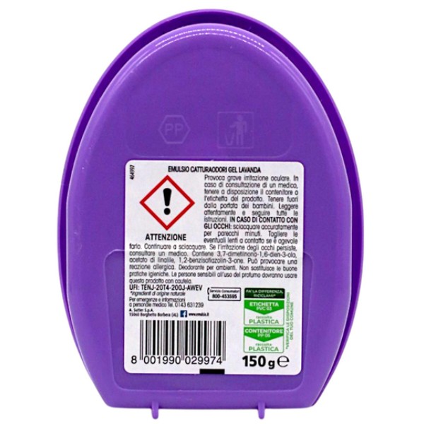 Фото - Освіжувач повітря для кімнати Emulsio Lavanda 150 г (EGAFL150)