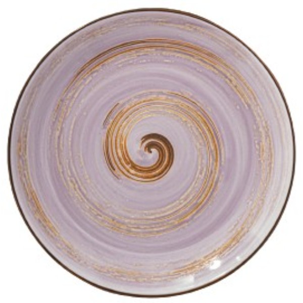 Фото - Тарілка десертна Wilmax Spiral Lavander 20.5 см (WL-669712 / A)