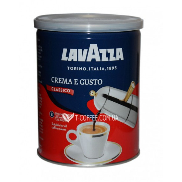 Фото - Кофе молотый Lavazza Crema&Gusto ж/б 250г