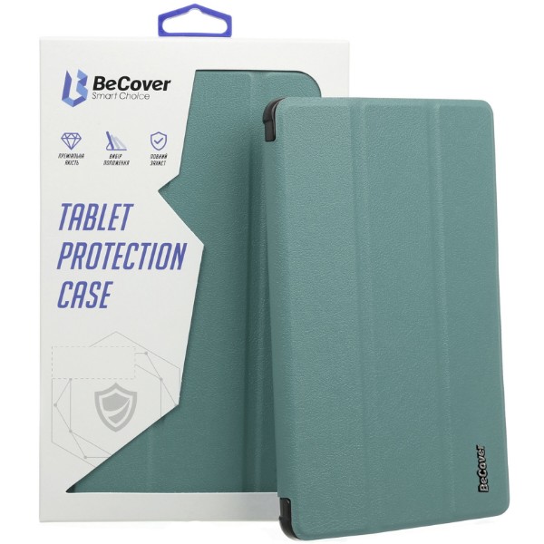 Фото - Чехол для планшета BeCover Smart for Samsung Galaxy Tab A8 SM-X200/SM-X205 Dark Green (707263)