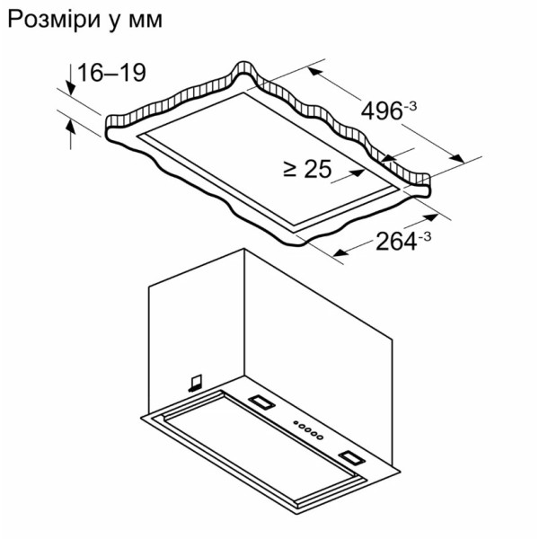 Фото - Вытяжка встраиваемая Siemens LB56NAC50