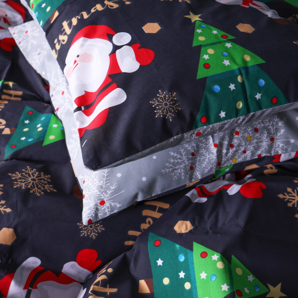 Фото - Комплект постільної білизни MirSon Бязь 17-0678 Frosty Fun 175х210 см (2200010217438)