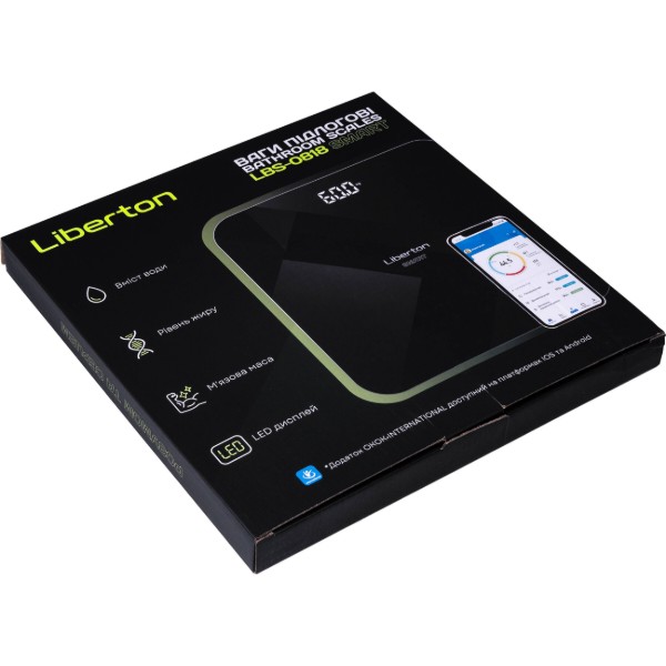 Фото - Ваги підлогові Liberton LBS-0818 Smart